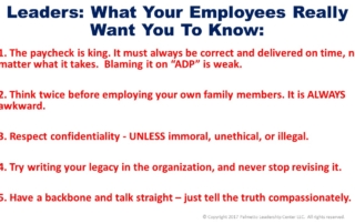 what employees want you to know